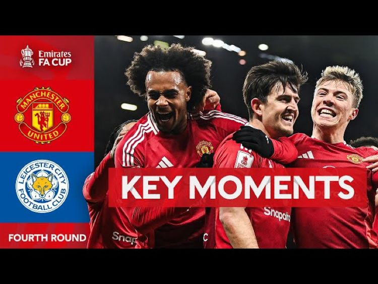 FA Cup: Man Utd 2 - 1 Leicester (2024-2025)