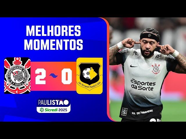 Campeonato Paulista: Corinthians 2 - 0 São Bernardo (2025)