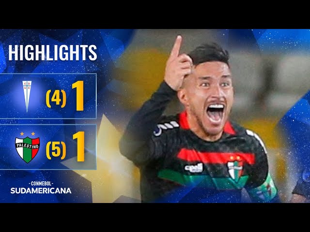 Copa Sudamericana: U. Católica 4 - 5 g.p Palestino (2025)