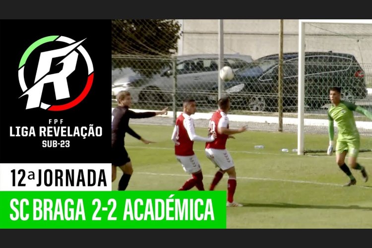 Liga Revelação: Sp. Braga 2 - 2 Académica (2019-2020)