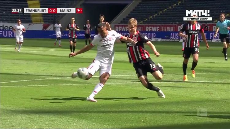 Bundesliga: Frankfurt 0 - 2 Mainz (2019-2020)