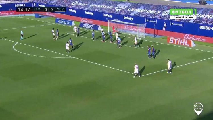 La Liga: Levante 1 - 1 Sevilla (2019-2020)