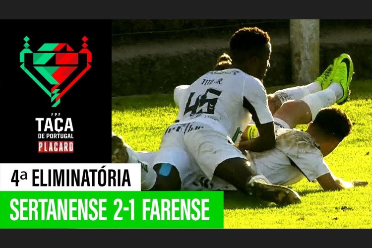 Taça de Portugal Placard: Sertanense 2 - 1 Farense (2019-2020)