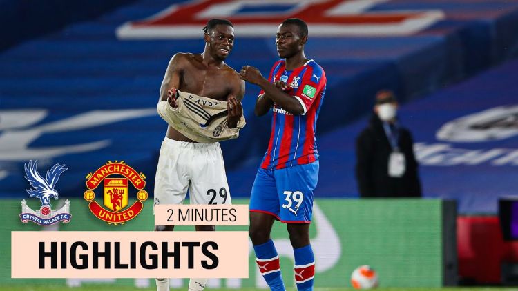 Premier League: Crystal Palace 0 - 2 Man Utd (2019-2020)