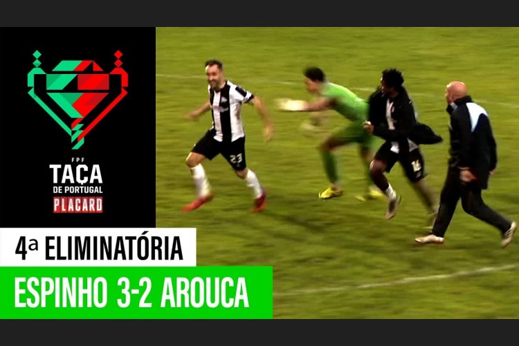 Taça de Portugal Placard: Sp. Espinho 3 - 2 a.p Arouca (2019-2020)