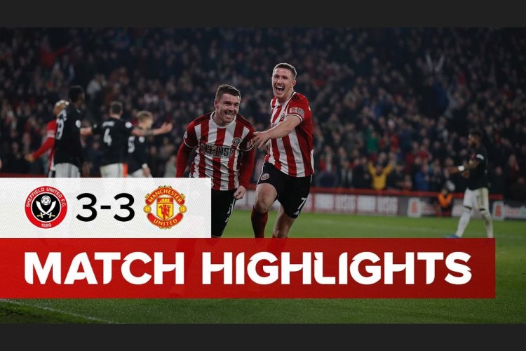Premier League: Sheffield Utd 3 - 3 Man Utd (2019-2020)