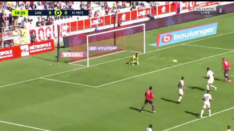 Ligue 1: Lille 1 - 0 Metz (2020-2021)