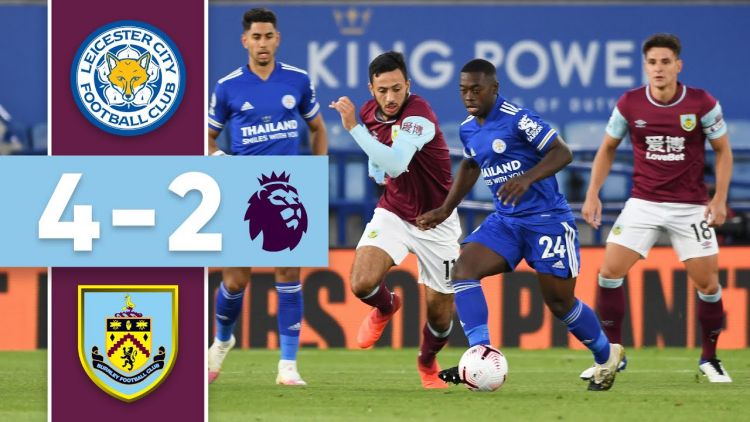 Premier League: Leicester 4 - 2 Burnley (2020-2021)