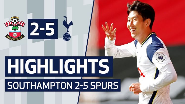Premier League: Southampton 2 - 5 Tottenham (2020-2021)