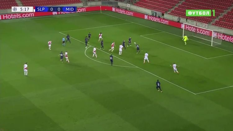 Liga Campeões: Slavia 0 - 0 Midtjylland (2020-2021)