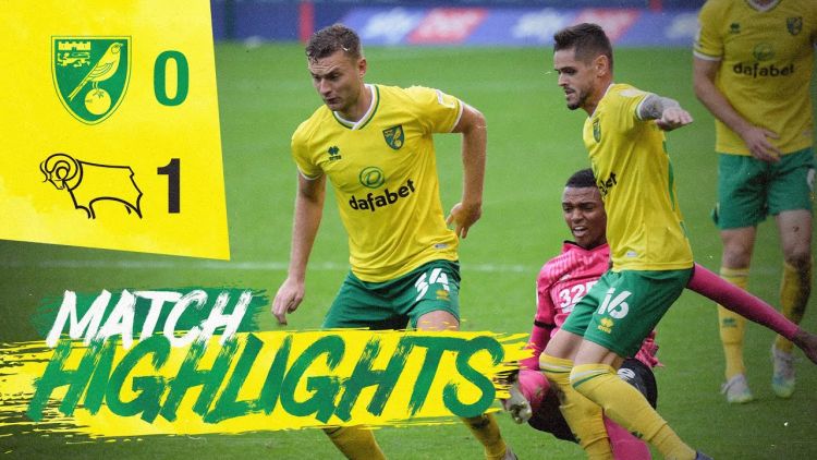 Championship: Norwich 0 - 1 Derby County (2020-2021)
