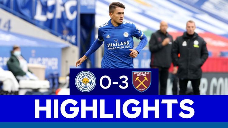 Premier League: Leicester 0 - 3 West Ham (2020-2021)