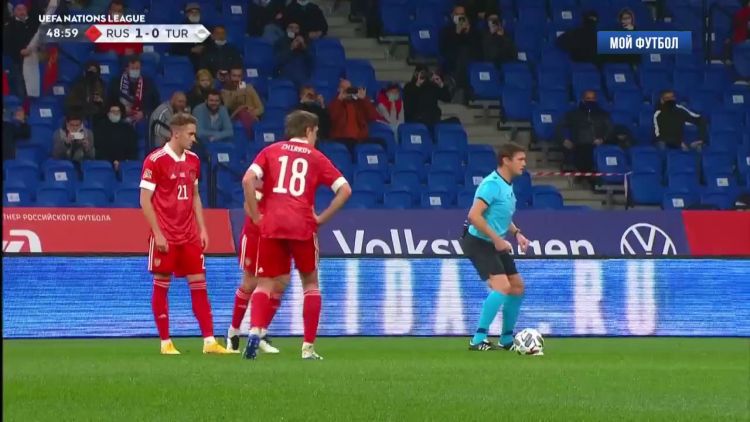 Liga das Nações: Rússia 1 - 1 Turquia (2020-2021)