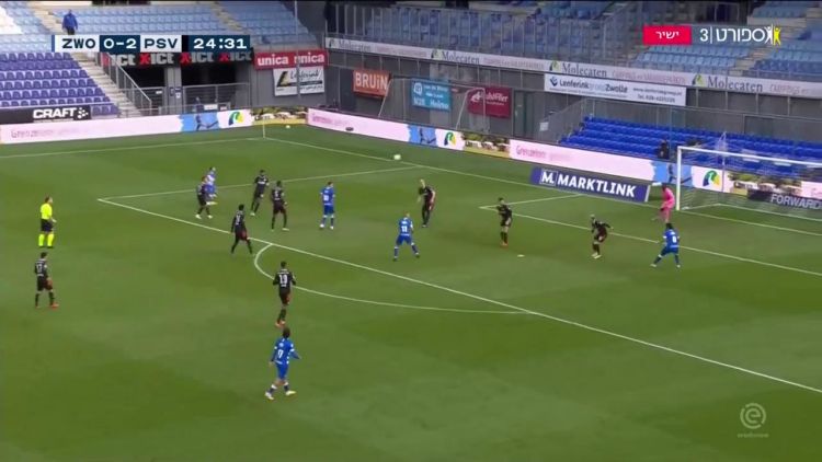 Eredivisie League: FC Zwolle 0 - 3 PSV (2020-2021)