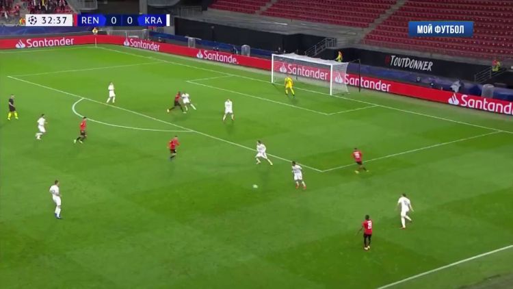 Liga Campeões: Rennes 1 - 1 FK Krasnodar (2020-2021)