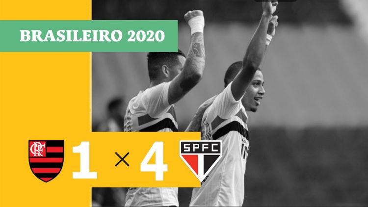 Brasileirão: Flamengo 1 - 4 São Paulo (2020)