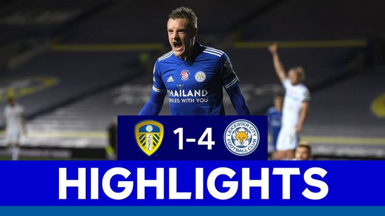Premier League: Leeds 1 - 4 Leicester (2020-2021)