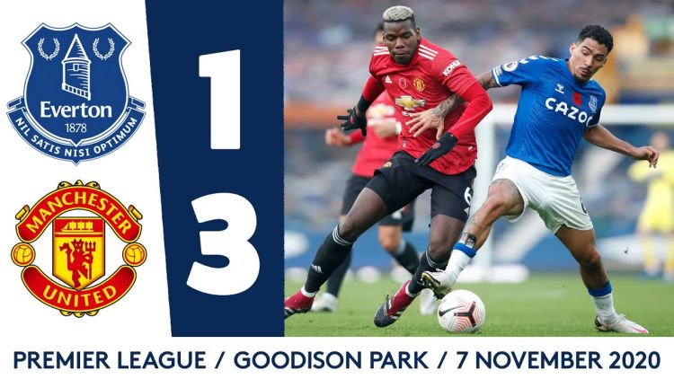 Premier League: Everton 1 - 3 Man Utd (2020-2021)