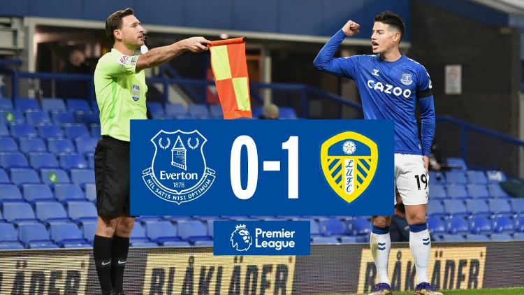 Premier League: Everton 0 - 1 Leeds (2020-2021)