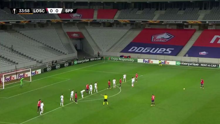 Liga Europa: Lille 2 - 1 Sparta (2020-2021)