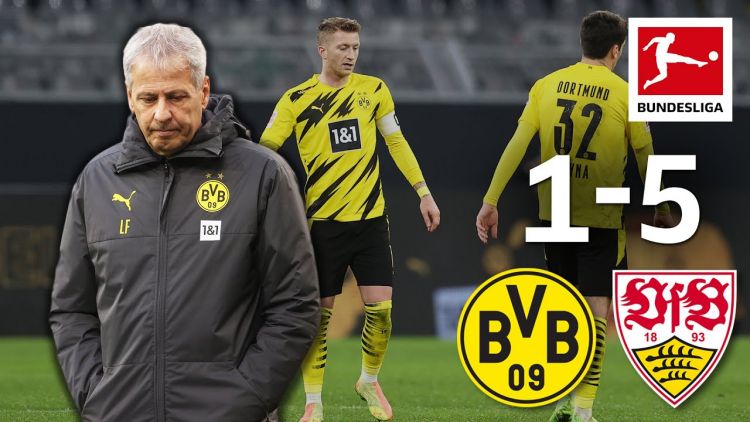 Bundesliga: Dortmund 1 - 5 Estugarda (2020-2021)