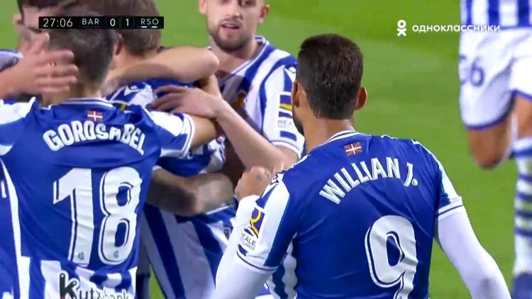 La Liga: Barcelona 2 - 1 Real Sociedad (2020-2021)