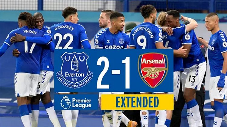 Premier League: Everton 2 - 1 Arsenal (2020-2021)