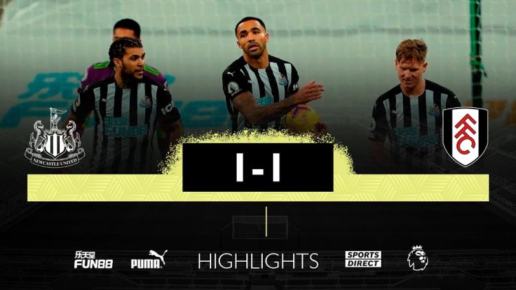 Premier League: Newcastle 1 - 1 Fulham (2020-2021)