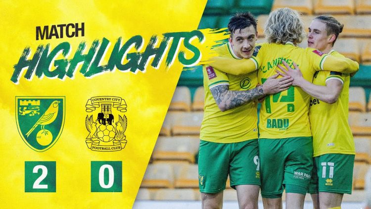 FA Cup: Norwich 2 - 0 Coventry (2020-2021)