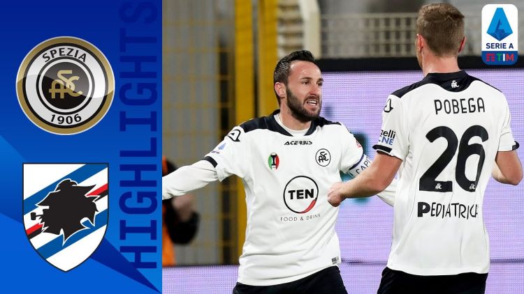 Serie A: Spezia 2 - 1 Sampdoria (2020-2021)