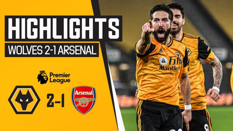 Premier League: Wolves 2 - 1 Arsenal (2020-2021)