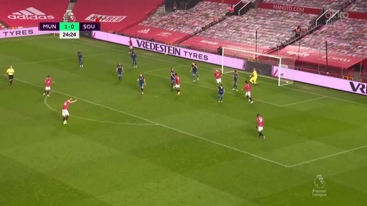 Premier League: Man Utd 9 - 0 Southampton (2020-2021)