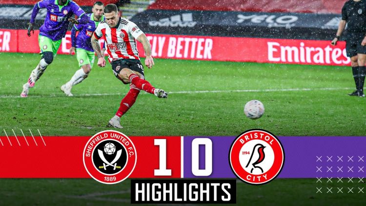 FA Cup: Sheffield Utd 1 - 0 Bristol City (2020-2021)