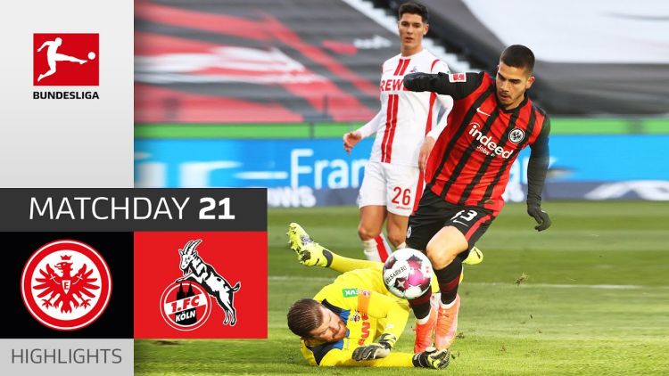 Bundesliga: Frankfurt 2 - 0 FC Koln (2020-2021)