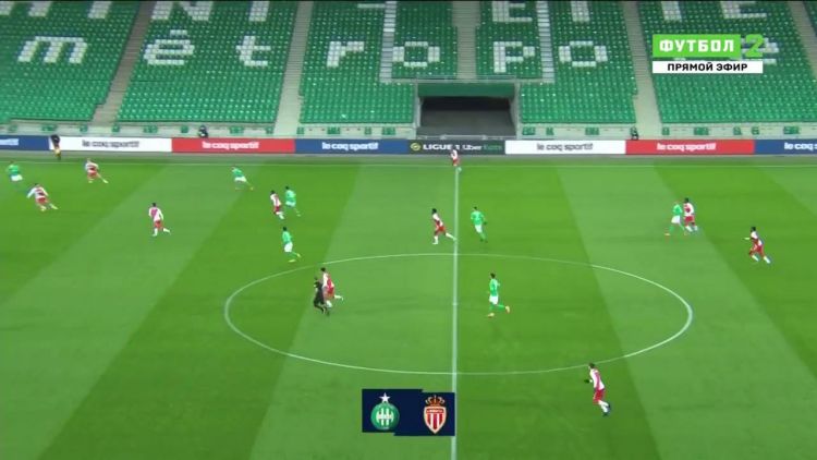 Ligue 1: Saint-Étienne 0 - 4 Monaco (2020-2021)