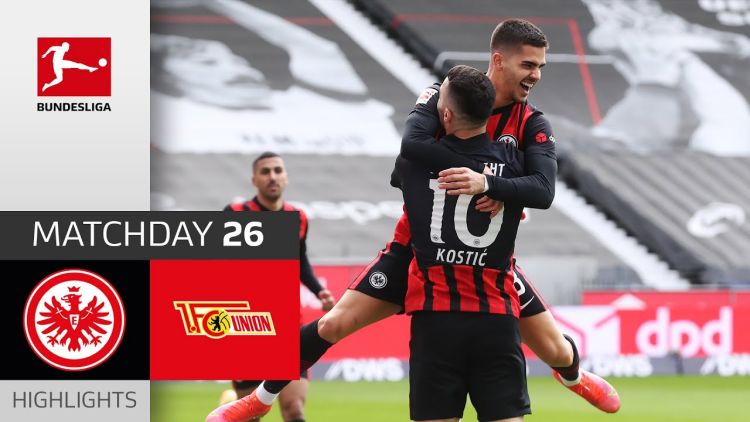 Bundesliga: Frankfurt 5 - 2 Union Berlin (2020-2021)