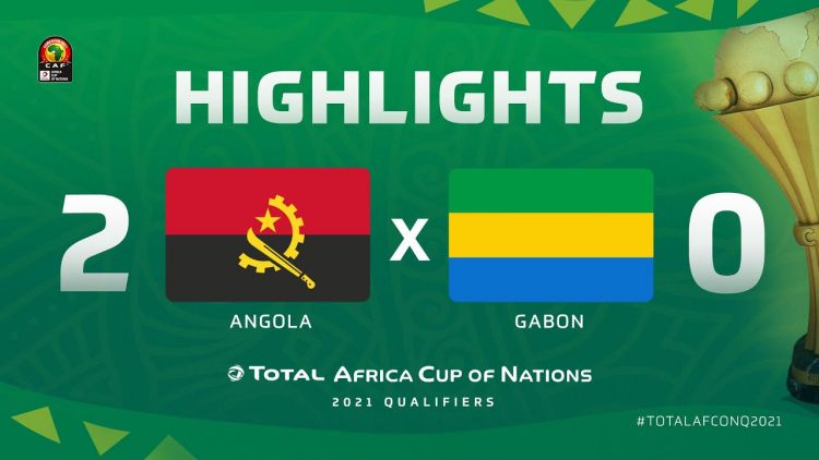Qualificação CAN: Angola 2 - 0 Gabão (2021)