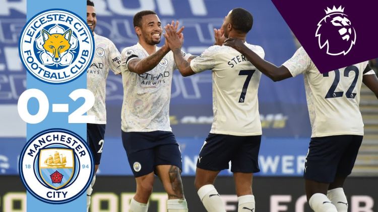 Premier League: Leicester 0 - 2 Man City (2020-2021)