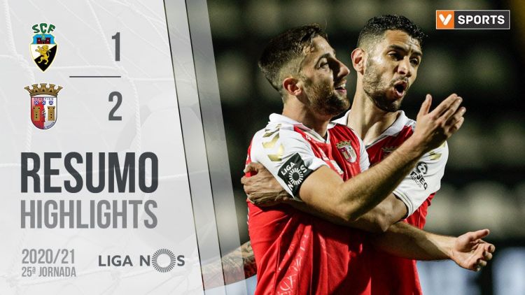 Liga NOS: Farense 1 - 2 Sp. Braga (2020-2021)