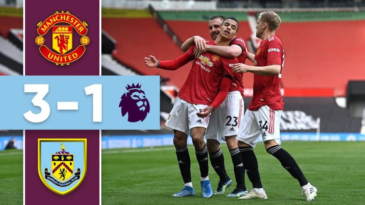 Premier League: Man Utd 3 - 1 Burnley (2020-2021)