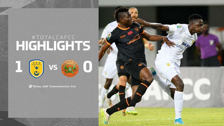 CAF Confederation Cup: NAPSA Stars FC 1 - 0 RSB Berkane (2020-2021)