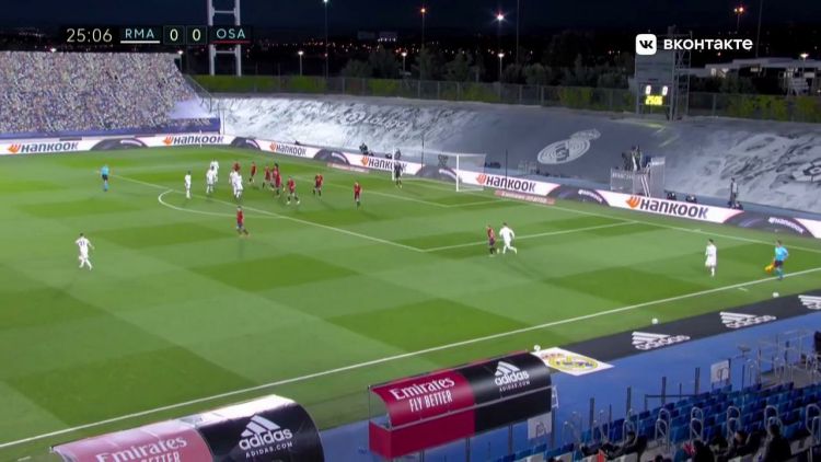La Liga: Real Madrid 2 - 0 Osasuna (2020-2021)