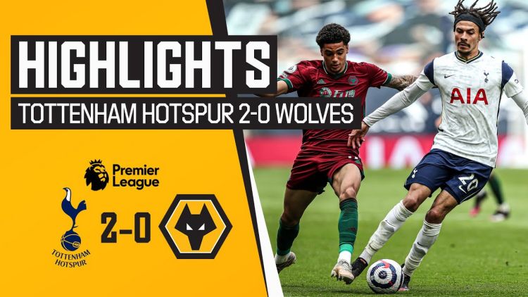 Premier League: Tottenham 2 - 0 Wolves (2020-2021)