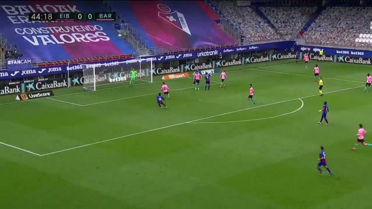 La Liga: Eibar 0 - 1 Barcelona (2020-2021)