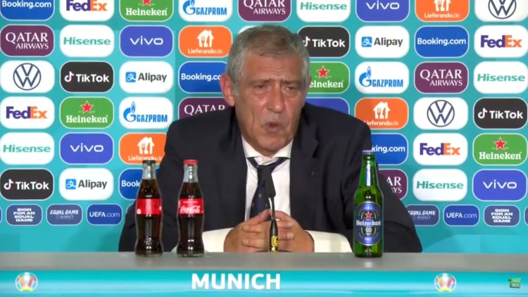 Fernando Santos: «Não conseguimos conter as ações da Alemanha»