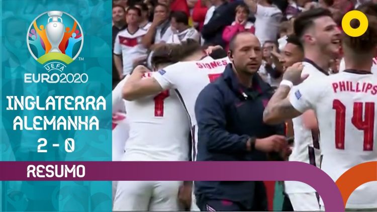 Europeu: Inglaterra 2 - 0 Alemanha (2020)
