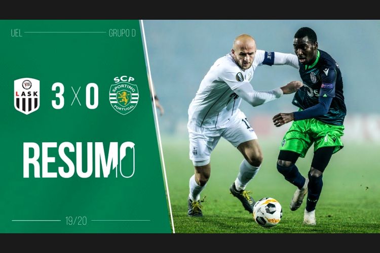 Liga Europa: LASK Linz 3 - 0 Sporting (2019-2020)