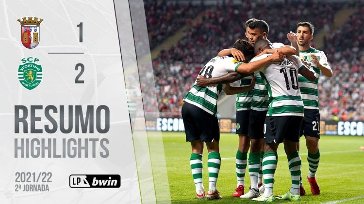 Liga Portugal Bwin: Sp. Braga 1 - 2 Sporting (2021-2022)