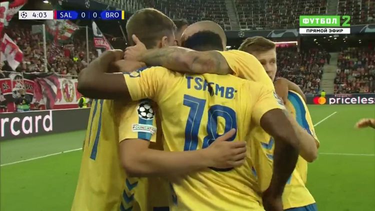 Liga Campeões: RB Salzburg 2 - 1 Brondby (2021-2022)