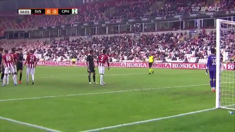 Liga Conferência Europa: Sivasspor 1 - 2 Kobenhavn (2021-2022)